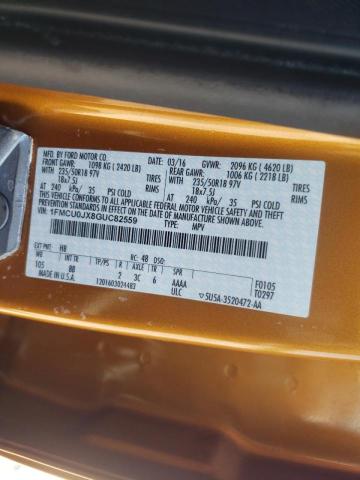 Photo 10 from auction – 2016 FORD ESCAPE TIT with VIN 1FMCU0JX8GUC82559