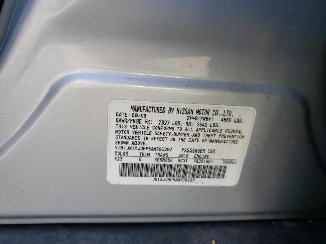 Photo 10 from auction – 2010 INFINITI EX35 BASE with VIN JN1AJ0HP5AM700287