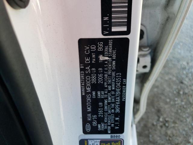 Photo 10 from auction – 2017 KIA FORTE LX with VIN 3KPFK4A78HE043513