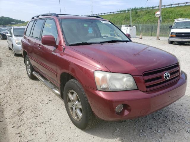 TOYOTA HIGHLANDER 2006 with VIN JTEEP21A460144949 - Photo from auction
