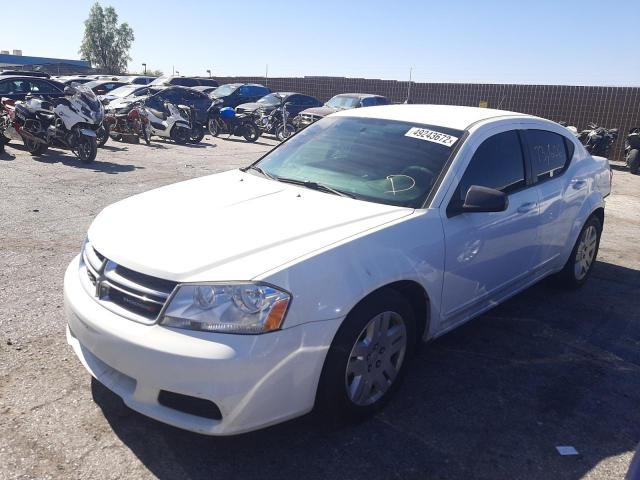 Photo 2 from auction – 2012 DODGE AVENGER SE with VIN 1C3CDZAB7CN266472