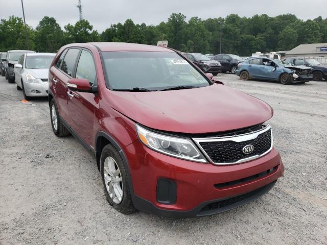 KIA SORENTO LX 2015 with VIN 5XYKTCA60FG609869 - Photo from auction