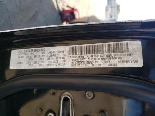 Фото 10 с аукциона – 2012 DODGE RAM 1500 S с VIN 1C6RD7KT5CS230483