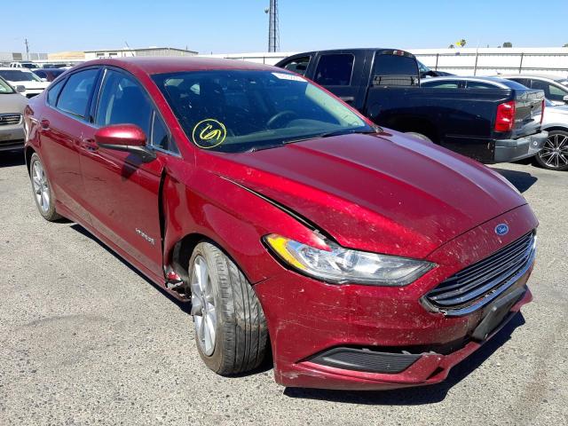 FORD FUSION SE 2017 with VIN 3FA6P0LU2HR386247 - Photo from auction