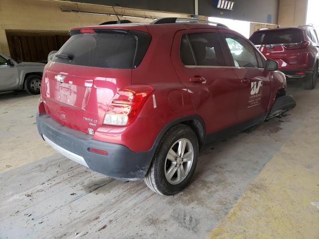 Photo 4 from auction – 2015 CHEVROLET TRAX 1LT with VIN KL7CJRSB6FB102829