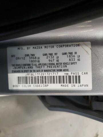 Photo 10 from auction – 2013 MAZDA 3 I with VIN JM1BL1TF2D1721717