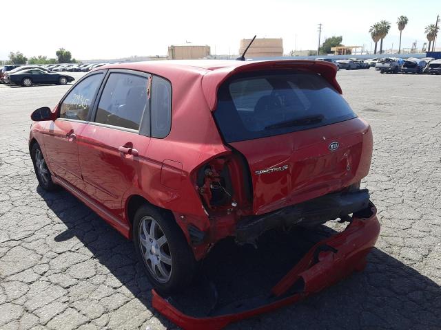 Photo 3 from auction – 2006 KIA SPECTRA5 with VIN KNAFE162665361039
