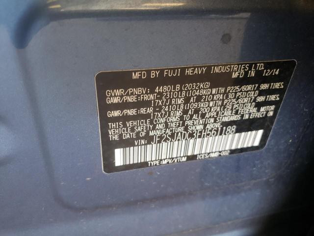 Photo 10 from auction – 2015 SUBARU FORESTER 2 with VIN JF2SJADC3FH561188