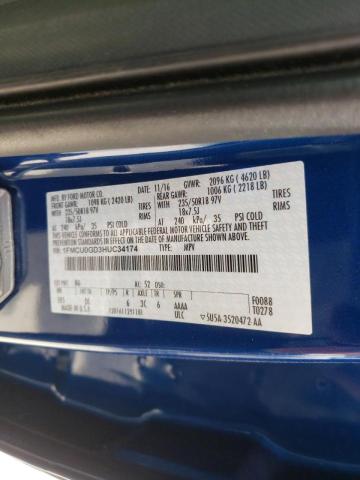 Photo 10 from auction – 2017 FORD ESCAPE SE with VIN 1FMCU0GD3HUC34174