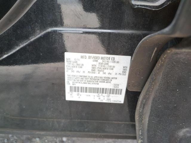 Photo 10 from auction – 2015 FORD EDGE SEL with VIN 2FMTK3J96FBC37018