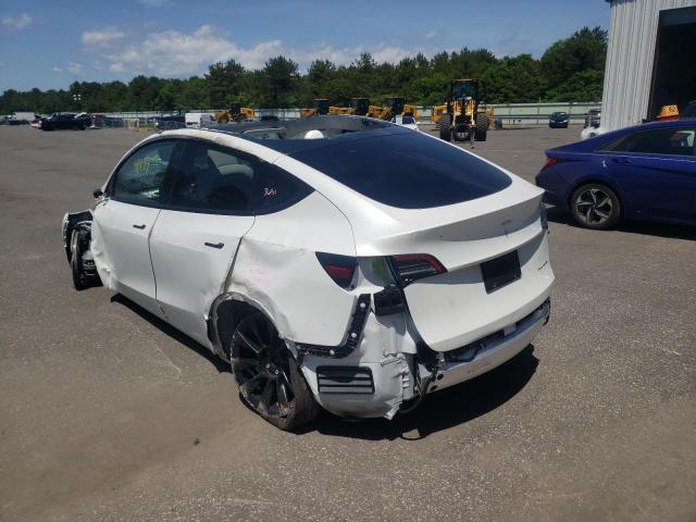 Photo 3 from auction – 2021 TESLA MODEL Y with VIN 5YJYGDEEXMF068033