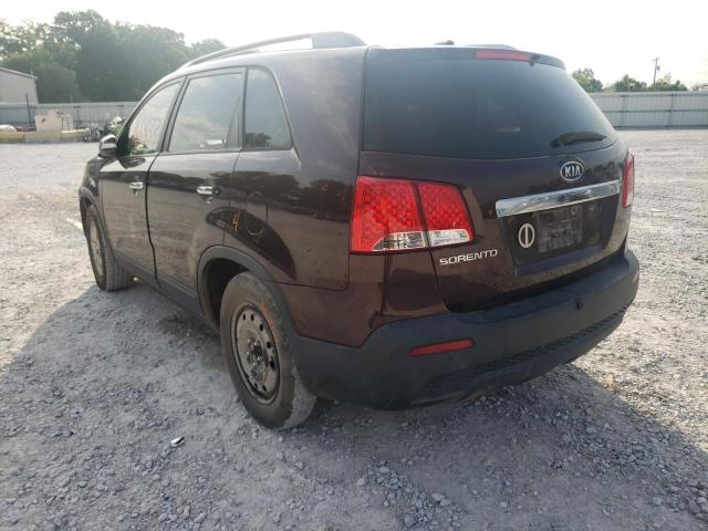 Photo 3 from auction – 2012 KIA SORENTO BA with VIN 5XYKT4A69CG223419