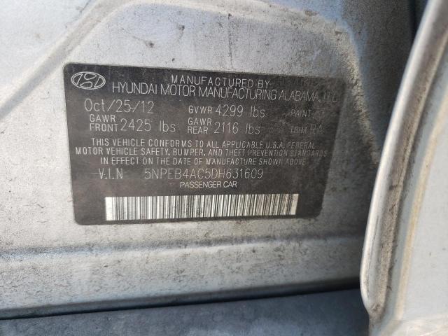 Photo 10 from auction – 2013 HYUNDAI SONATA GLS with VIN 5NPEB4AC5DH631609