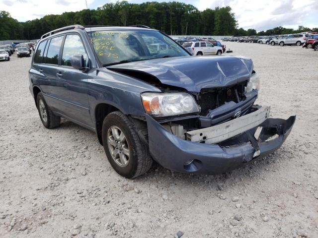 TOYOTA HIGHLANDER 2007 with VIN JTEHP21A770197322 - Photo from auction