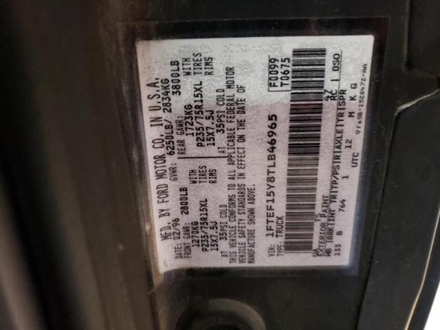 Photo 10 from auction – 1996 FORD F150 with VIN 1FTEF15Y8TLB46965