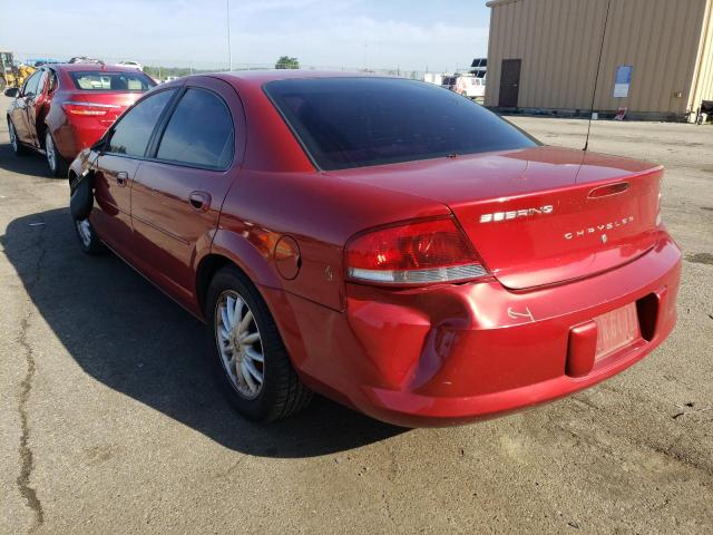 Photo 3 from auction – 2003 CHRYSLER SEBRING LX with VIN 1C3EL46X33N550782