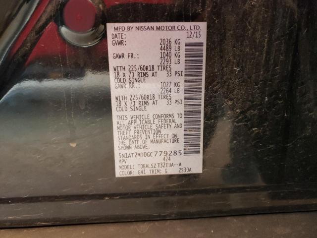 Photo 10 from auction – 2016 NISSAN ROGUE with VIN 5N1AT2MT0GC779285