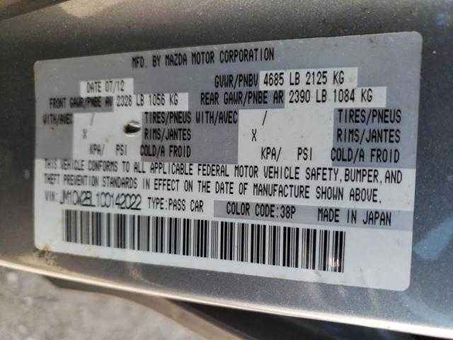 Photo 10 from auction – 2012 MAZDA 5 with VIN JM1CW2BL1C0142022