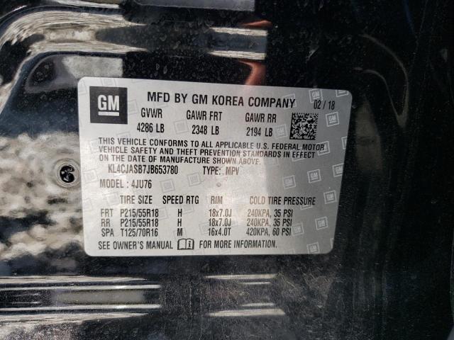 Photo 10 from auction – 2018 BUICK ENCORE PRE with VIN KL4CJASB7JB653780