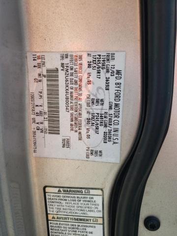 Photo 10 from auction – 2004 FORD EXPLORER X with VIN 1FMZU63KX4UB00547