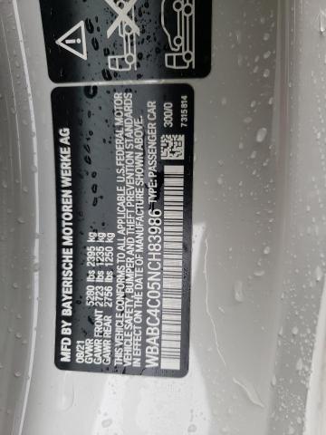 Photo 10 from auction – 2022 BMW M850XI with VIN WBABC4C05NCH83986