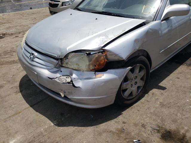 Photo 9 from auction – 2002 HONDA CIVIC EX with VIN 2HGES26852H539674