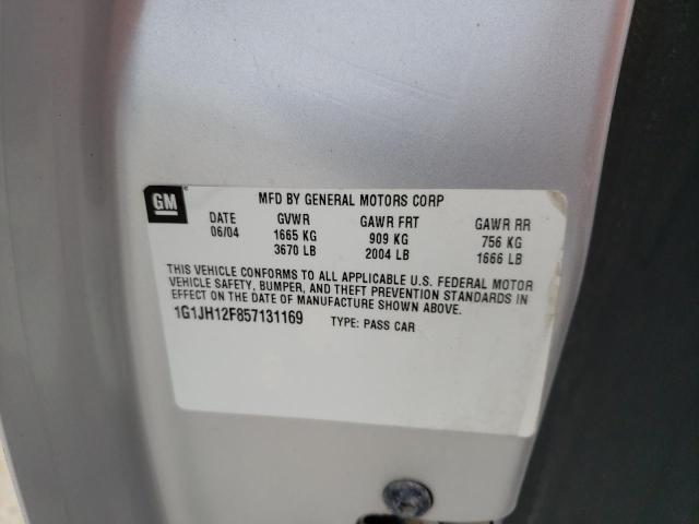 Photo 10 from auction – 2005 CHEVROLET CAVALIER with VIN 1G1JH12F857131169