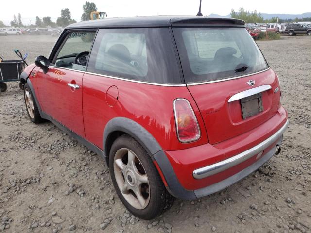 Photo 3 from auction – 2002 MINI COOPER with VIN WMWRC33482TE12134