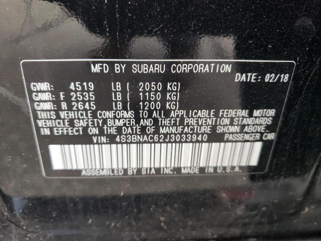 Photo 10 from auction – 2018 SUBARU LEGACY 2.5 with VIN 4S3BNAC62J3033940