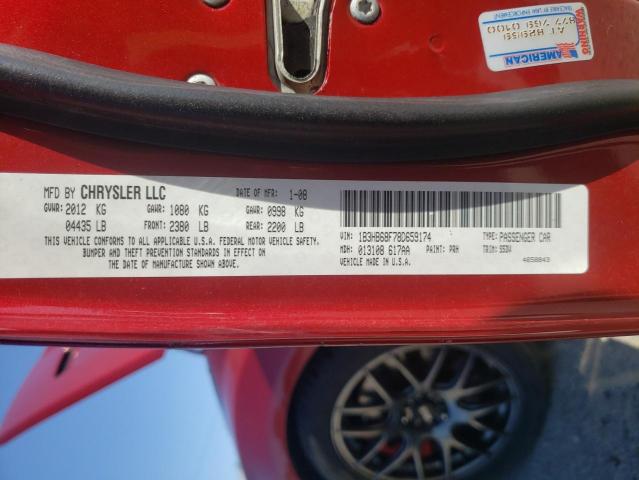 Photo 10 from auction – 2008 DODGE CALIBER SR with VIN 1B3HB68F78D659174