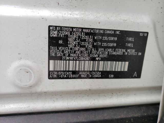 Photo 10 from auction – 2020 TOYOTA RAV4 LIMIT with VIN 2T3N1RFV7LC064287