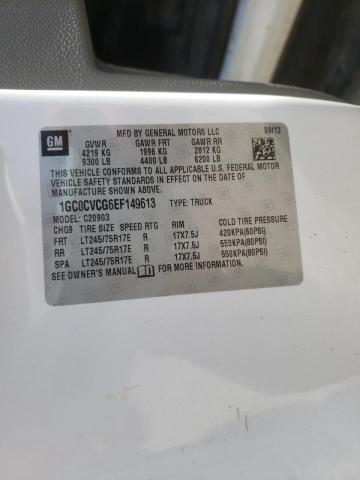 Photo 10 from auction – 2014 CHEVROLET SILVERADO with VIN 1GC0CVCG6EF149613
