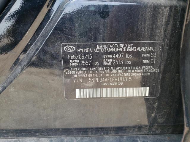 Photo 10 from auction – 2015 HYUNDAI SONATA SPO with VIN 5NPE34AF0FH181815