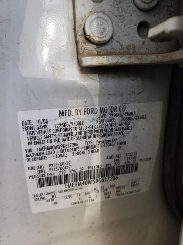 Photo 10 from auction – 2009 MERCURY SABLE with VIN 1MEHM40W59G617206