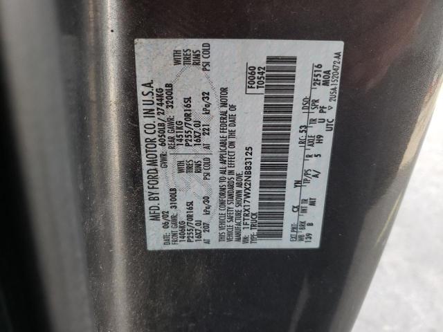 Photo 10 from auction – 2002 FORD F150 with VIN 1FTRX17WX2NB83125