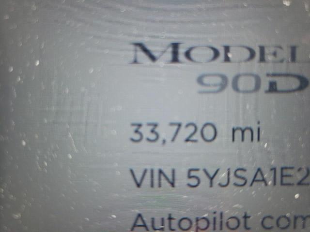 Photo 8 from auction – 2016 TESLA MODEL S with VIN 5YJSA1E23GF139024