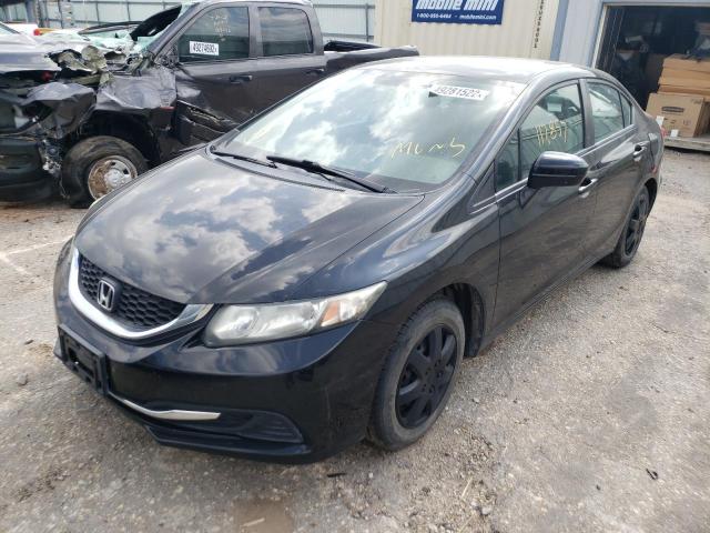 Photo 2 from auction – 2015 HONDA CIVIC LX with VIN 19XFB2F58FE035923