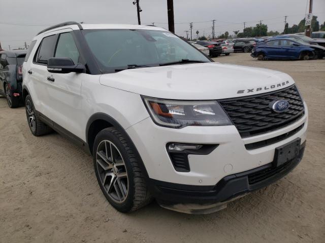 FORD EXPLORER S 2018 with VIN 1FM5K8GT6JGB65845 - Photo from auction