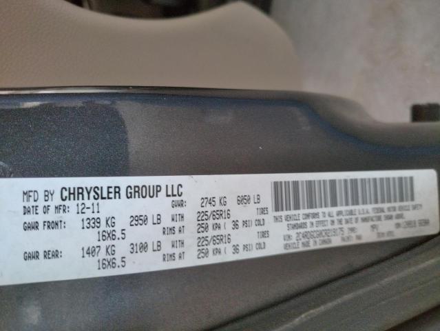 Photo 10 from auction – 2012 DODGE GRAND CARA with VIN 2C4RDGCG0CR219175