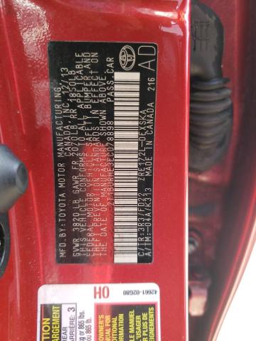 Photo 10 from auction – 2014 TOYOTA COROLLA L with VIN 2T1BURHE3EC078898