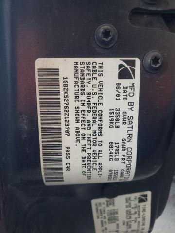 Photo 10 from auction – 2002 SATURN SL2 with VIN 1G8ZK52762Z123707