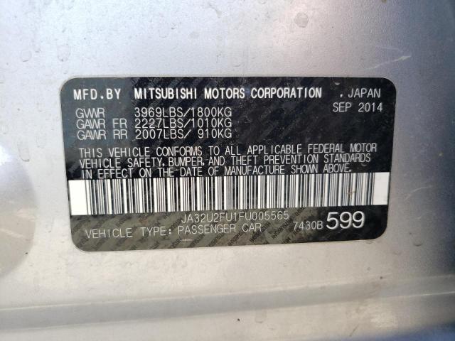 Photo 10 from auction – 2015 MITSUBISHI LANCER ES with VIN JA32U2FU1FU005565