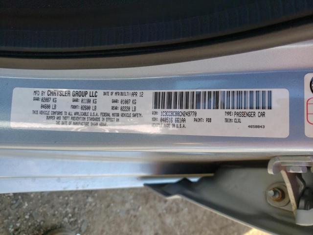 Photo 10 from auction – 2012 CHRYSLER 200 LIMITE with VIN 1C3CCBCB8CN249770