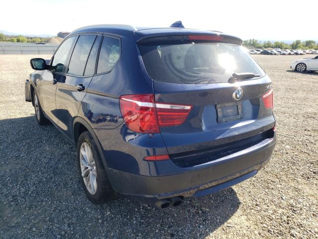 Photo 3 from auction – 2013 BMW X3 XDRIVE2 with VIN 5UXWX9C57D0A27950