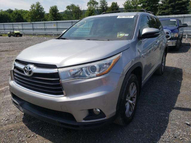 Photo 2 from auction – 2015 TOYOTA HIGHLANDER with VIN 5TDBKRFH3FS084549