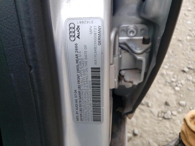 Photo 10 from auction – 2005 AUDI ALLROAD 4. with VIN WA1YL54B25N008737