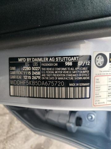 Photo 10 from auction – 2013 MERCEDES-BENZ E 350 with VIN WDDHF5KB5DA675720