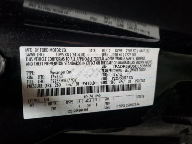 Photo 10 from auction – 2013 FORD C-MAX SEL with VIN 1FADP5BU5DL506699