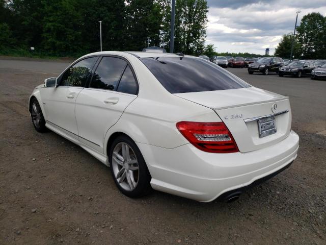 Photo 3 from auction – 2012 MERCEDES-BENZ C 250 with VIN WDDGF4HB9CA643302