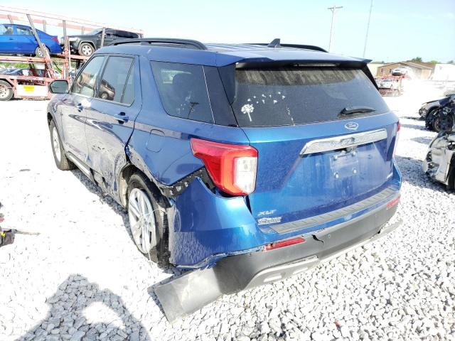 Photo 3 from auction – 2021 FORD EXPLORER X with VIN 1FMSK8DH1MGA80435